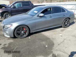 2017 Mercedes-Benz E-Class E 300 Luxury with VIN WDDZF4KBXHA031862, listed as a Copart auction lot 46179415 with 66,105 mi miles and Salvage Title. Bid and sale history available at carsss.com. Image 1.