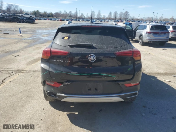 2023 Buick Encore GX Select with VIN KL4MMDS20PB142675, listed as a Copart auction lot 46114435 with 0 mi miles and Salvage Title. Bid and sale history available at carsss.com. Image 6.
