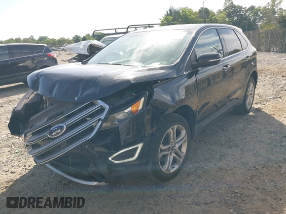 2017 Ford Edge Titanium z VIN 2FMPK4K9XHBB89970, wystawiony jako IAAI lot #42234295 z przebiegiem 100 403 mil mil oraz . Historia ofert i sprzedaży dostępna na DreamBid. Obrazek 2.