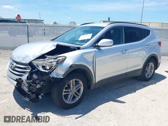 2017 Hyundai Santa Fe 2.4L with VIN 5XYZU3LB7HG407524, listed as a IAAI auction lot 42580597 with 117,311 mi miles and . Bid and sale history available at DreamBid. Image 16.