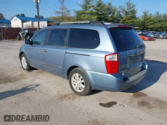 2010 Kia Sedona EX with VIN KNDMH4C32A6325352, listed as a IAAI auction lot 41863846 with 92,813 mi miles. Bid and sale history available at carsss.com. Image 3.