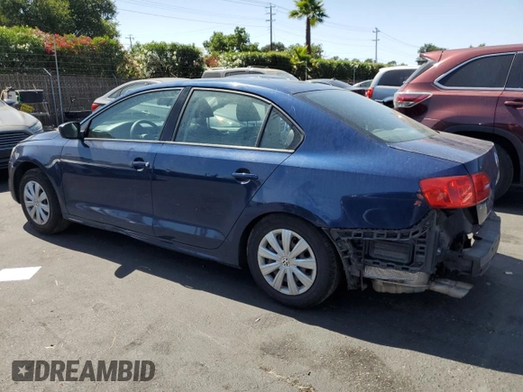 2014 Volkswagen Jetta S with VIN 3VW2K7AJ4EM235120, listed as a Copart auction lot 62731145 with 157,907 mi miles and Salvage title. Bid and sale history available at DreamBid. Image 2.