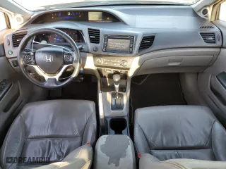 2012 Honda Civic Sdn EX-L with VIN 2HGFB2F98CH580394, listed as a Copart auction lot 47887065 with 193,249 mi miles and Salvage Title. Bid and sale history available at carsss.com. Image 8.