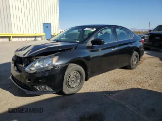 2016 Nissan Sentra S with VIN 3N1AB7AP2GL662925, listed as a Copart auction lot 49418055 with 143,851 mi miles and Salvage Title. Bid and sale history available at carsss.com. Image 1.