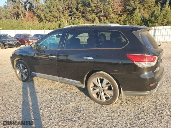 2014 Nissan Pathfinder Platinum with VIN 5N1AR2MN0EC647396, listed as a Copart auction lot 82378974 with NaN miles and Salvage Title. Bid and sale history available at carsss.com. Image 2.