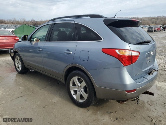 2008 Hyundai Veracruz GLS with VIN KM8NU73C08U045545, listed as a Copart auction lot 45666505 with 208,120 mi miles and Salvage Title. Bid and sale history available at carsss.com. Image 2.