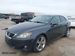 2011 Lexus IS 250 with VIN JTHBF5C26B5151429, listed as a IAAI auction lot 41800260 with 123,079 mi miles. Bid and sale history available at carsss.com. Image 2.