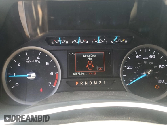 2021 Ford F-250 XL with VIN 1FT7W2B6XMEC11113, listed as a Copart auction lot 60110065 with 67,576 mi miles and Clean title. Bid and sale history available at DreamBid. Image 9.