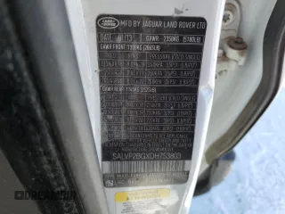2013 Land Rover Range Rover Evoque Pure Plus с VIN SALVP2BGXDH753803, выставлен на аукционе Copart как лот 42528945 с пробегом Не указан миль и Списание • Salvage title. История ставок и продаж доступна на DreamBid. Изображение 12.