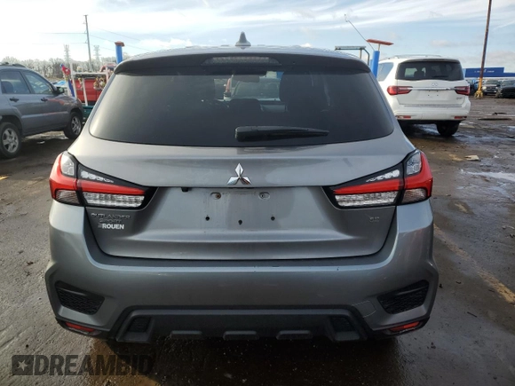 2021 Mitsubishi Outlander SE with VIN JA4APVAU2MU017275, listed as a Copart auction lot 87055624 with 74,837 mi miles and Salvage title. Bid and sale history available at DreamBid. Image 6.