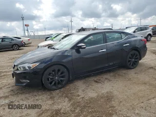 2017 Nissan Maxima SR with VIN 1N4AA6AP1HC406899, listed as a Copart auction lot 58510405 with 87,054 mi miles and Salvage title. Bid and sale history available at DreamBid. Image 1.