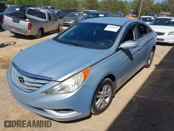 2012 Hyundai Sonata GLS with VIN 5NPEB4AC2CH373418, listed as a IAAI auction lot 42048250 with 190,830 mi miles. Bid and sale history available at carsss.com. Image 2.