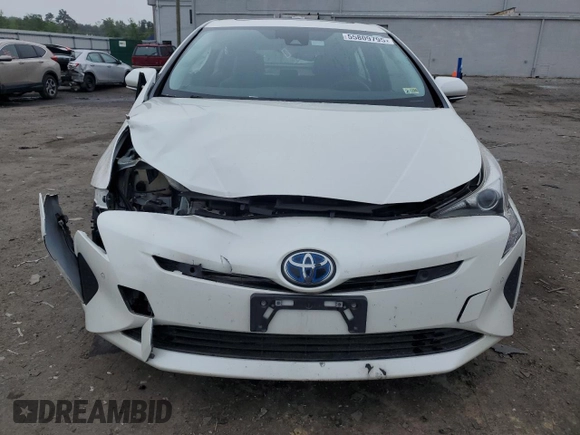 2016 Toyota Prius Four with VIN JTDKARFU8G3524171, listed as a Copart auction lot 55809795 with 120,869 mi miles and Clean Title. Bid and sale history available at carsss.com. Image 5.