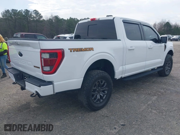 2022 Ford F-150 XL with VIN 1FTEW1E83NFC04210, listed as a IAAI auction lot 41723261 with 33,333 mi miles and . Bid and sale history available at DreamBid. Image 4.