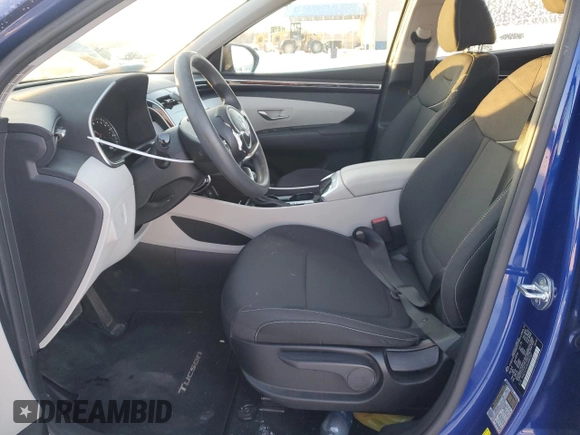 2022 Hyundai Tucson SE with VIN 5NMJA3AE6NH007667, listed as a Copart auction lot 87687995 with 27,658 mi miles and Salvage Title. Bid and sale history available at DreamBid. Image 7.