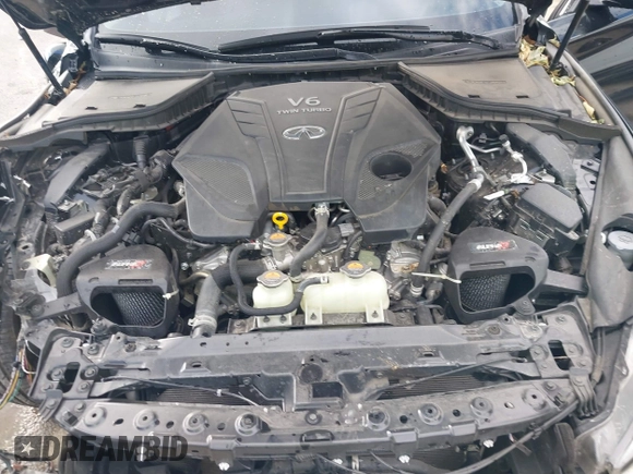 2023 Infiniti Q50 Luxe with VIN JN1EV7BP7PM511298, listed as a IAAI auction lot 41702893 with 29,908 mi miles and . Bid and sale history available at DreamBid. Image 10.