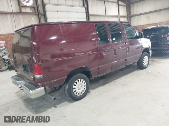 2008 Ford Econoline Cargo Commercial with VIN 1FTNE24W08DA96699, listed as a IAAI auction lot 42023339 with 256,667 mi miles and . Bid and sale history available at carsss.com. Image 4.