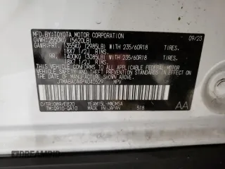 2023 Toyota bZ4X XLE z VIN JTMABACA4PA040529, wystawiony jako Copart lot #49764214 z przebiegiem 6 085 mil mil oraz Szkoda całkowita • Salvage title. Historia ofert i sprzedaży dostępna na DreamBid. Obrazek 13.