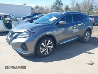 2019 Nissan Murano SL z VIN 5N1AZ2MS8KN164437, wystawiony jako IAAI lot #41836564 z przebiegiem 93 952 mil mil oraz . Historia ofert i sprzedaży dostępna na DreamBid. Obrazek 2.