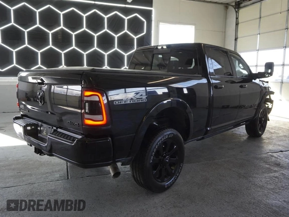 2021 Ram 2500 Laramie with VIN 3C6UR5FL9MG531373, listed as a Copart auction lot 50065755 with 96,144 mi miles and Salvage Title. Bid and sale history available at carsss.com. Image 3.