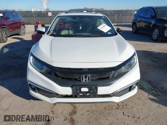 2020 Honda Civic EX-L with VIN 19XFC1F79LE015183, listed as a IAAI auction lot 41418080 with 45,921 mi miles and . Bid and sale history available at DreamBid. Image 12.
