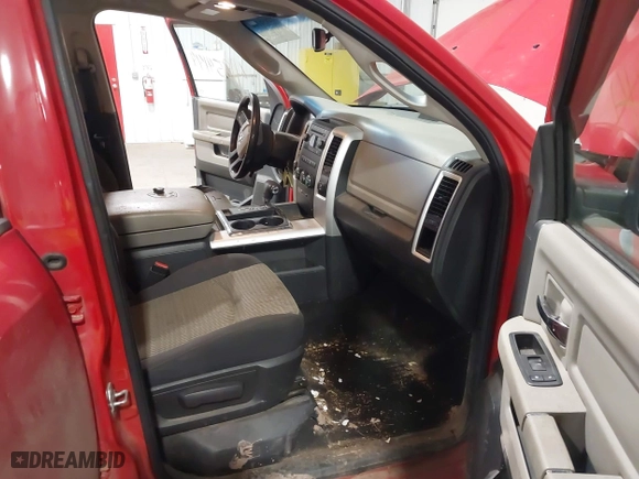 2010 Dodge Ram 1500 SLT with VIN 1D7RV1CT3AS193258, listed as a IAAI auction lot 41854144 with 190,507 mi miles. Bid and sale history available at carsss.com. Image 5.