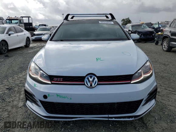 2019 Volkswagen Golf GTI S with VIN 3VW5T7AU4KM030347, listed as a Copart auction lot 48943025 with 49,636 mi miles and Salvage Title. Bid and sale history available at carsss.com. Image 5.