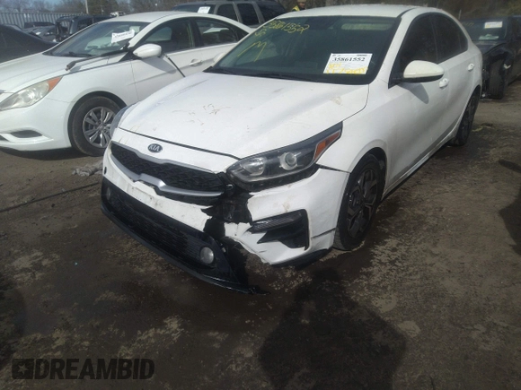 2019 Kia Forte LXS with VIN 3KPF24AD0KE029618, listed as a IAAI auction lot 35861552 with 117,818 mi miles and . Bid and sale history available at carsss.com. Image 6.