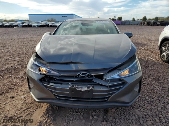 2020 Hyundai Elantra SE with VIN KMHD74LFXLU943980, listed as a Copart auction lot 43456725 with 90,593 mi miles and Salvage Title. Bid and sale history available at carsss.com. Image 5.