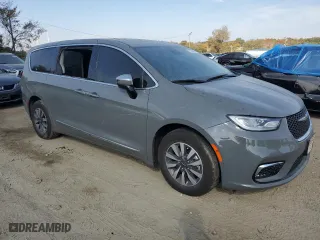2023 Chrysler Pacifica Hybrid Limited with VIN 2C4RC1S70PR503378, listed as a Copart auction lot 78168074 with 23,160 mi miles and Salvage Title. Bid and sale history available at carsss.com. Image 4.