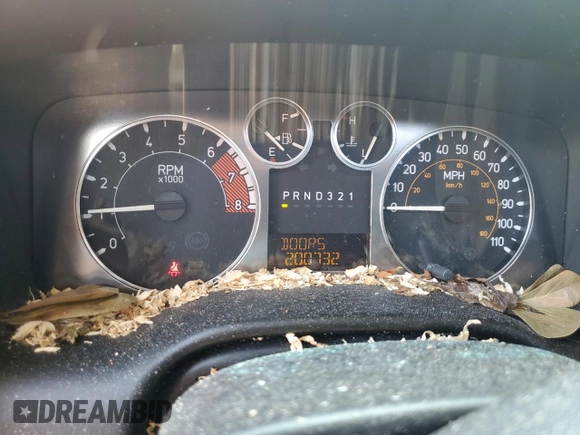 2006 Hummer H3 with VIN 5GTDN136668222909, listed as a Copart auction lot 66579684 with 200,732 mi miles and Salvage Title. Bid and sale history available at DreamBid. Image 9.