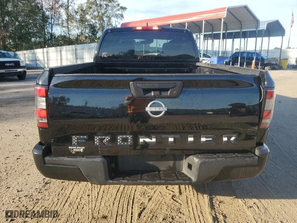 2023 Nissan Frontier S with VIN 1N6ED1CL6PN630329, listed as a Copart auction lot 80464854 with 61,611 mi miles and Salvage Title. Bid and sale history available at carsss.com. Image 6.
