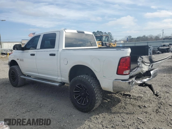 2018 Ram 1500 Express with VIN 1C6RR7KT4JS138957, listed as a Copart auction lot 47452195 with 102,734 mi miles and Salvage title. Bid and sale history available at DreamBid. Image 2.