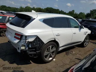 2021 Genesis GV80 with VIN KMUHBDSB9MU034890, listed as a Copart auction lot 62440974 with 66,773 mi miles and Salvage Title. Bid and sale history available at carsss.com. Image 3.