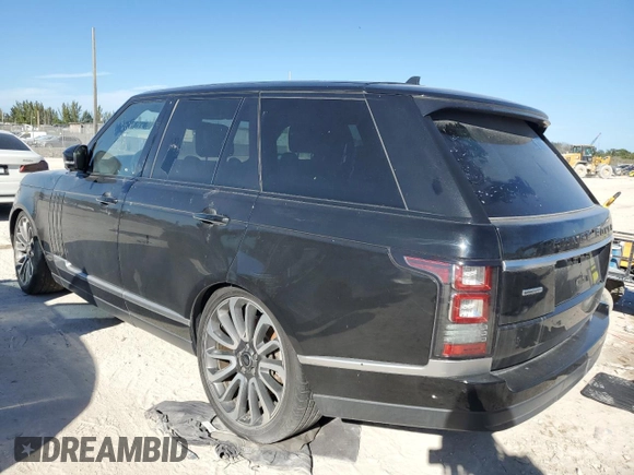 2016 Land Rover Range Rover Supercharged с VIN SALGS2EFXGA300708, выставлен на аукционе Copart как лот 48373745 с пробегом 120 133 миль миль и Чистый • Clean title. История ставок и продаж доступна на DreamBid. Изображение 2.