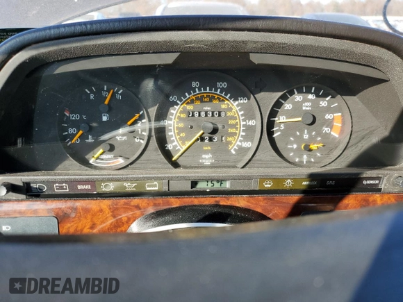 1986 Mercedes-Benz 560 with VIN WDBCA39DXGA233159, listed as a Copart auction lot 78498894 with 96,308 mi miles and Salvage Title. Bid and sale history available at DreamBid. Image 9.