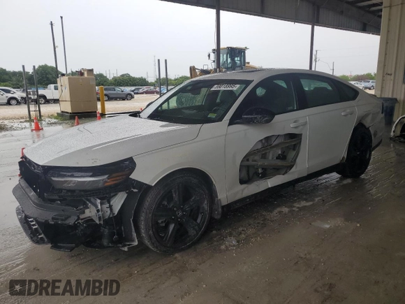 2024 Honda Accord Sport-L with VIN 1HGCY2F74RA078747, listed as a Copart auction lot 59018995 with 3,656 mi miles and Salvage title. Bid and sale history available at DreamBid. Image 1.