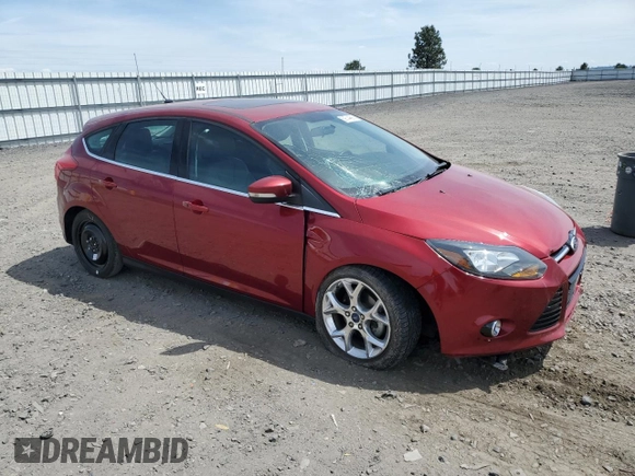 2014 Ford Focus Titanium with VIN 1FADP3N21EL421469, listed as a Copart auction lot 59744685 with 68,436 mi miles and Salvage title. Bid and sale history available at DreamBid. Image 4.