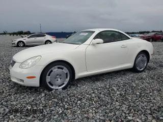 2003 Lexus SC 430 z VIN JTHFN48Y030045309, wystawiony jako Copart lot #59034585 z przebiegiem 104 167 mil mil oraz Szkoda całkowita • Salvage title. Historia ofert i sprzedaży dostępna na DreamBid. Obrazek 1.