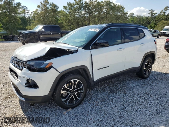 2023 Jeep Compass (RED) Edition z VIN 3C4NJDCN3PT566569, wystawiony jako Copart lot #54128915 z przebiegiem 18 789 mil mil oraz Czysty tytuł • Clean title. Historia ofert i sprzedaży dostępna na DreamBid. Obrazek 1.