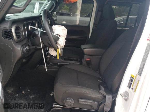2021 Jeep Wrangler Unlimited Sport S с VIN 1C4HJXDN8MW678979, выставлен на аукционе Copart как лот 57180015 с пробегом 43 335 миль миль и Списание • Salvage title. История ставок и продаж доступна на DreamBid. Изображение 7.