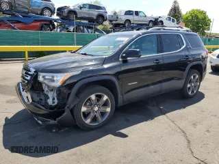 2019 GMC Acadia SLT with VIN 1GKKNWLS0KZ262954, listed as a Copart auction lot 58068665 with 49,127 mi miles and Salvage title. Bid and sale history available at DreamBid. Image 1.