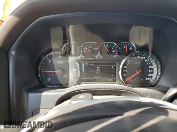 2018 Chevrolet Silverado 1500 LT with VIN 3GCPCREC1JG224856, listed as a Copart auction lot 45209405 with 123,833 mi miles and Salvage Title. Bid and sale history available at DreamBid. Image 9.