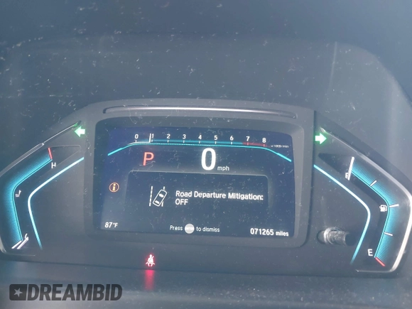 2019 Honda Odyssey EX z VIN 5FNRL6H55KB029225, wystawiony jako IAAI lot #42414004 z przebiegiem 71 265 mil mil oraz . Historia ofert i sprzedaży dostępna na DreamBid. Obrazek 7.