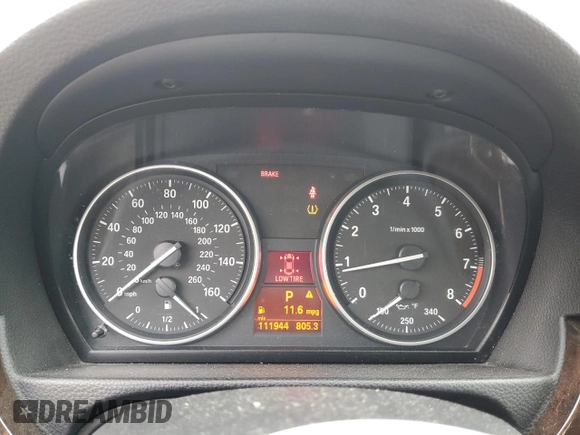 2012 BMW 3 Series 335i xDrive with VIN WBAKF9C58CE859375, listed as a Copart auction lot 49975715 with 111,944 mi miles and Salvage Title. Bid and sale history available at carsss.com. Image 9.