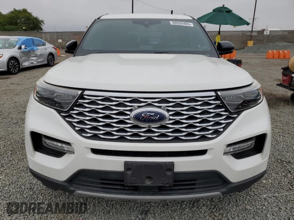 2020 Ford Explorer Platinum с VIN 1FM5K8HC8LGA40797, выставлен на аукционе Copart как лот 59525465 с пробегом 53 627 миль миль и Списание • Salvage title. История ставок и продаж доступна на DreamBid. Изображение 5.