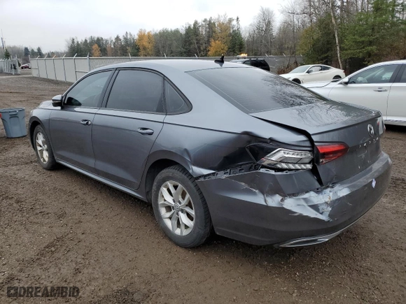 2020 Volkswagen Passat 2.0T S with VIN 1VWAA7A32LC019264, listed as a Copart auction lot 74610904 with 113,775 mi miles and Salvage Title. Bid and sale history available at carsss.com. Image 2.
