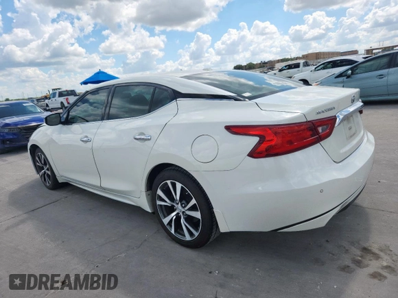 2016 Nissan Maxima Platinum with VIN 1N4AA6AP0GC429198, listed as a Copart auction lot 62066505 with 151,479 mi miles and Salvage title. Bid and sale history available at DreamBid. Image 2.