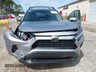 2025 Toyota RAV4 XLE with VIN 2T3W1RFVXSC309764, listed as a IAAI auction lot 41866773 with 4,641 mi miles. Bid and sale history available at carsss.com. Image 6.