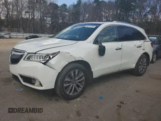 2015 Acura MDX Technology with VIN 5FRYD3H46FB005471, listed as a Copart auction lot 48311235 with 188,093 mi miles and Salvage title. Bid and sale history available at DreamBid. Image 1.